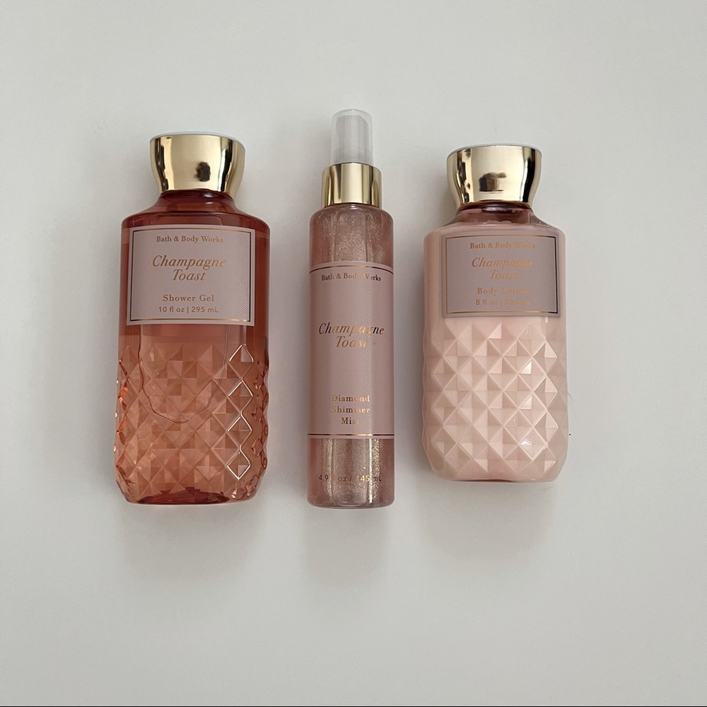 Bath & Body Works body care set, Champagne Toast